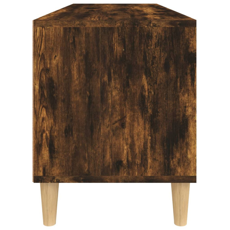 Howie TV Cabinet 100x34,5x44,5 cm Engineered Wood, Smoked Oak