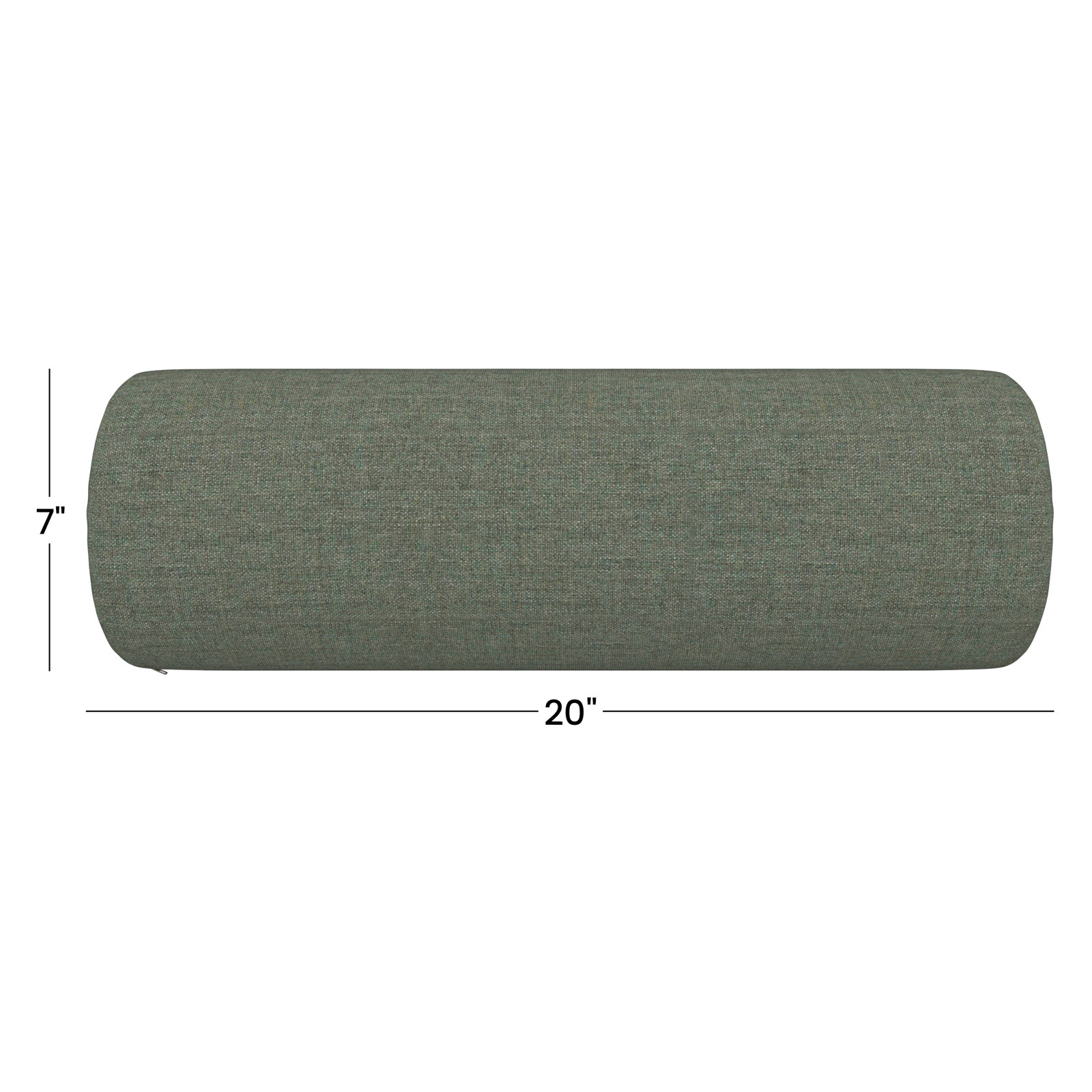 Amala Sunbrella® Throw Pillow, Cast Sage