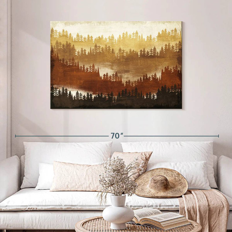 Kerrick Mountainscape Spice, 30" H x 45" W