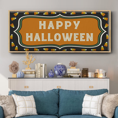 Happy Hallowween - toile encadrée