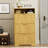 Freestanding Shoe Storage Cabinet  With 3 Flip Drawers For Entryway-1852297536