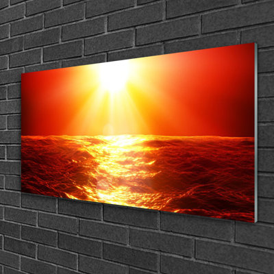 Sun Sea - Unframed Photograph on Glass