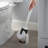 Bath Bliss Plastic Toilet Brush and Holder