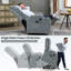 Fauteuil inclinable de 39,76 po de large avec système de massage chauffant, deux porte-gobelets, port USB et poche latérale-2050535795