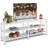 63" W TV Stand for 70 Inch TVs with 3-Tier Open Storage Shelves, Industrial Entertainment Center with Metal Frame, Modern Media Console for Living Room, Gaming Room-607325839