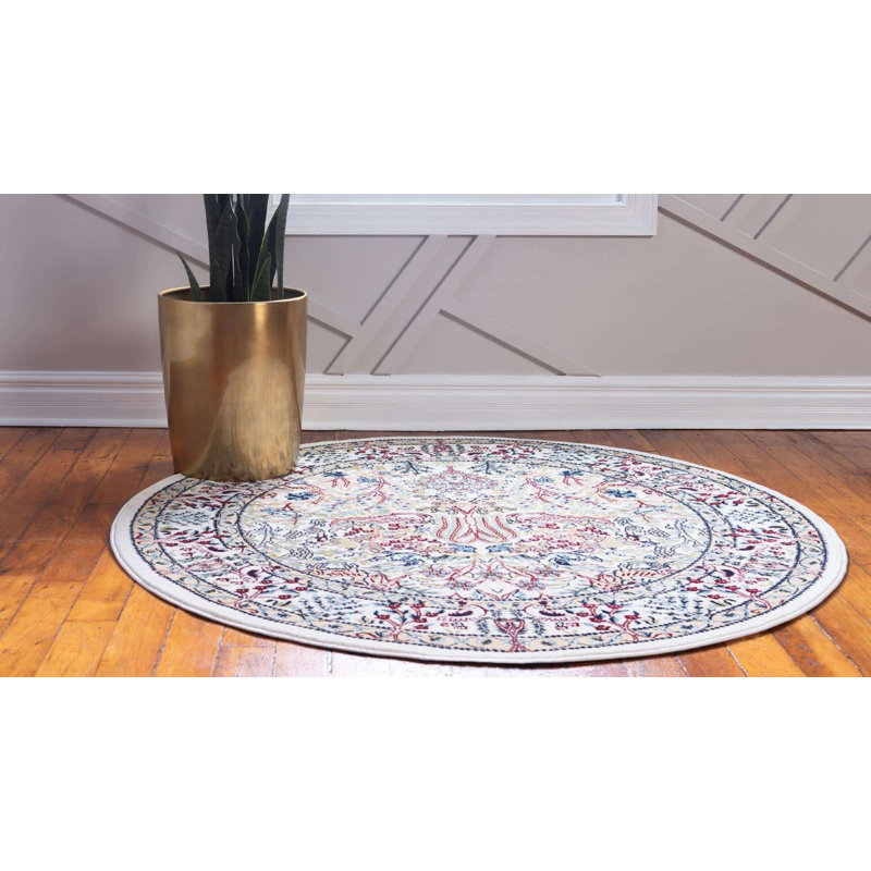 Tapis traditionnel Kelayeh couleur neigeuse