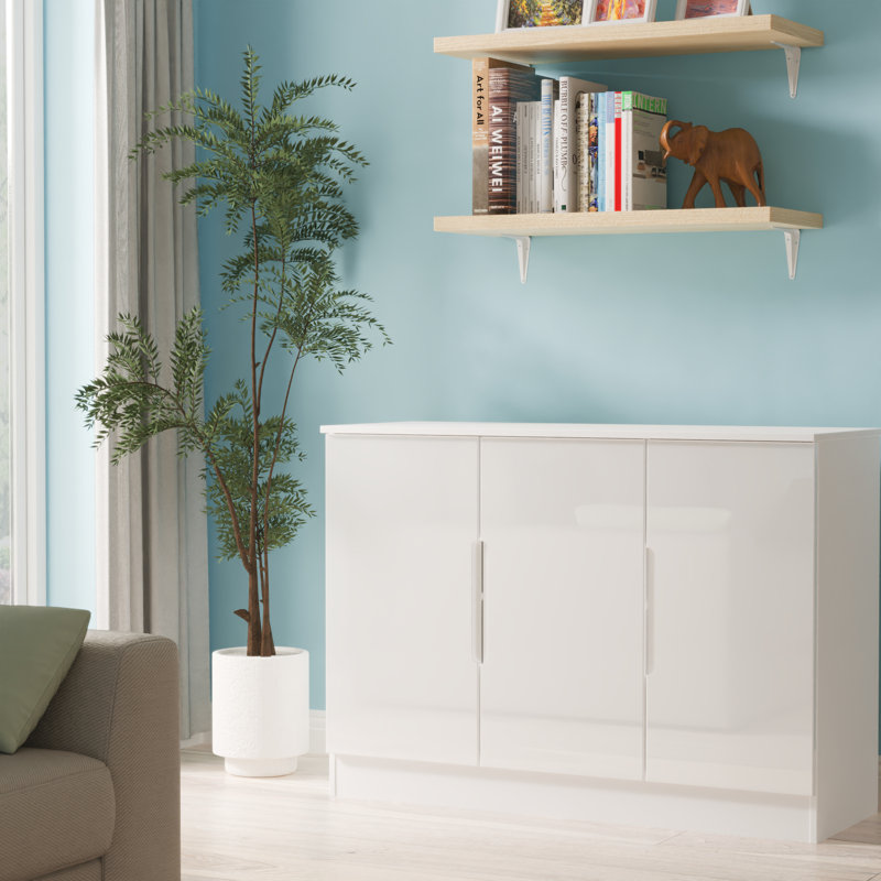 Bisma 110cm Sideboard, White
