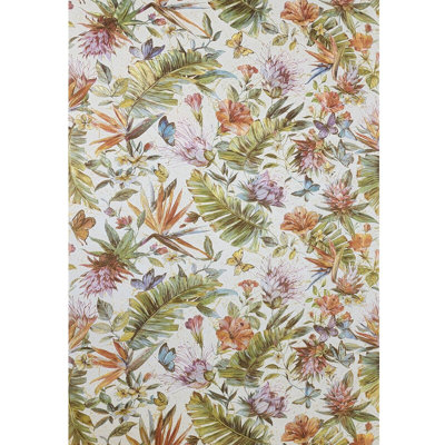 Papier peint métallique Annek Floral Tropical