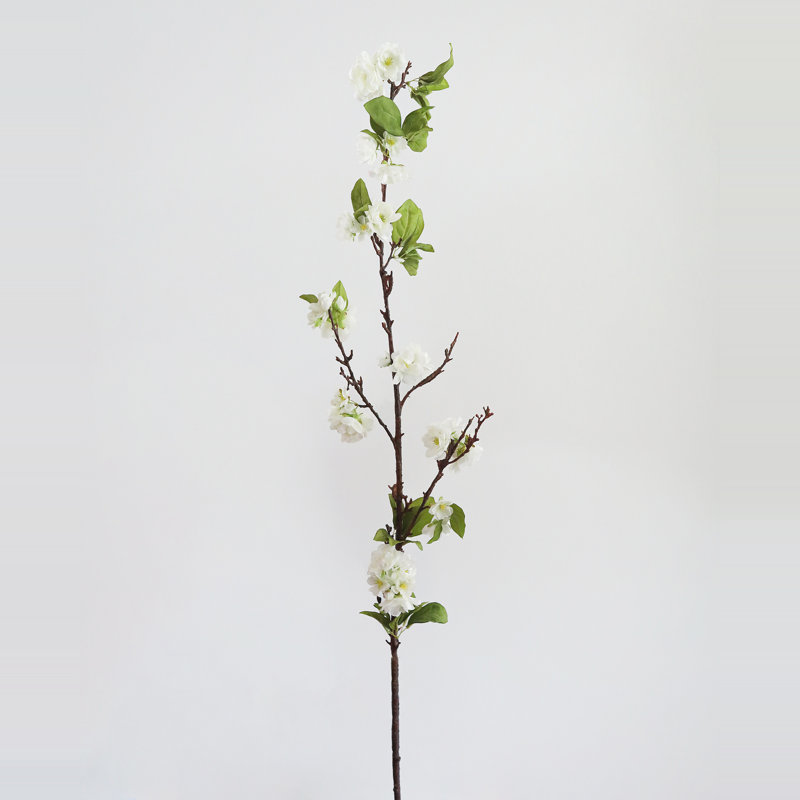 Artificial Cherry Blossom Faux Floral, White