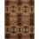 Wool Ikat Area Rug in Brown