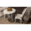 Ensemble bistro 3 pièces pour table bistro et chaises d'extérieur, bistro en aluminium coulé à motif rose pour balcon de jardin, résistance durable à la rouille et aux intempéries, bronze rose-128722902