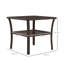 Amaryl Square Metal Outdoor Coffee Table , 50cm W 50cm D