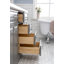 Meuble-lavabo de comptoir en marbre 60 po avec miroir Bruning Carrara Bruning-991732177