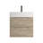 24" Single Bathroom Vanity Wall-mounted Floating vanities with White Resin Stone Top,2 Drawers Modern for Small Bathroom-979592103-979592104