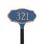 Petite 1-Line Lawn Address Sign-2028685564