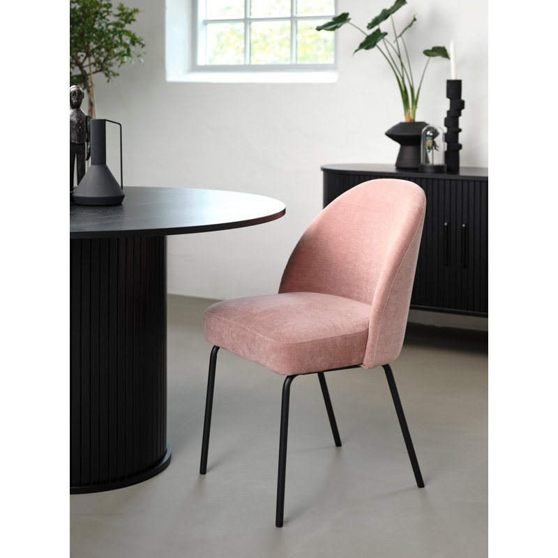 Teneasha Oak Round Dining Table, Black