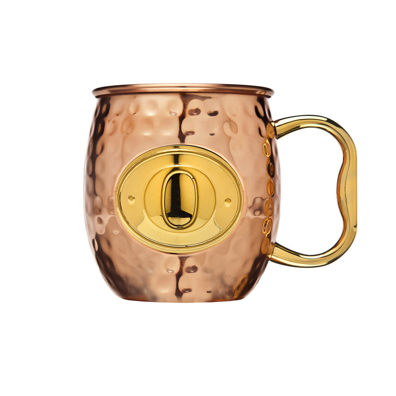 Monogram Stainless Steel Moscow Mule Mug, O