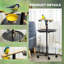 Wood Freestanding Feeding Station