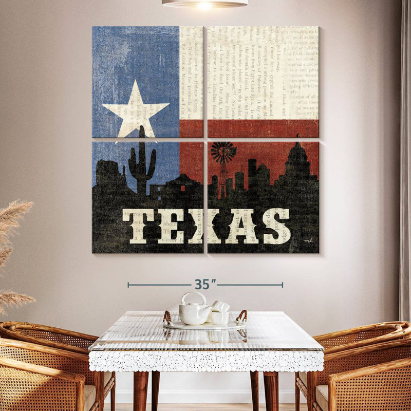 Borges Texas, 50" H x 50" W