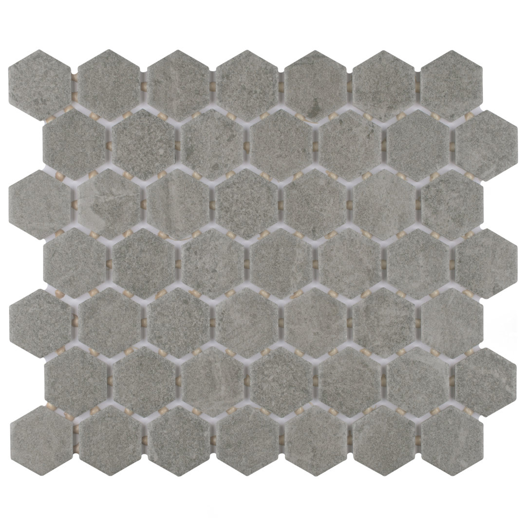Liverpool Series Hex 10 " x 11-3/8 " Ceramic Mosaic Floor and Wall Tile Merola Tile 