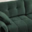 Canapé en tissu d'ameublement avec repose-pieds Chenille-450765816-444710425