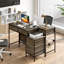 Computer Desk With 5 Drawers Home Office Desk With Side File Cabinet-628275677