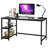 Wooden Computer Desk with Adjustable Shelf-1248003842-1248003843