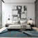 Tolchester Abstract Blue/Gray/Black Area Rug