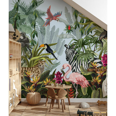 Papier peint jungle tropicale