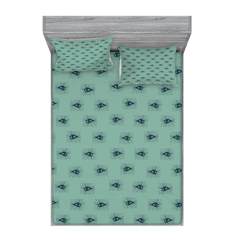 Microfiber Sheet Set, Queen Sheet Set with Fitted Sheet