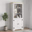 Armoire vidaXL, buffet de style mexicain avec tablettes et armoire, gamme Corona, bois de pin massif, 31,5 po x 15,7 po x 67 po-915577009