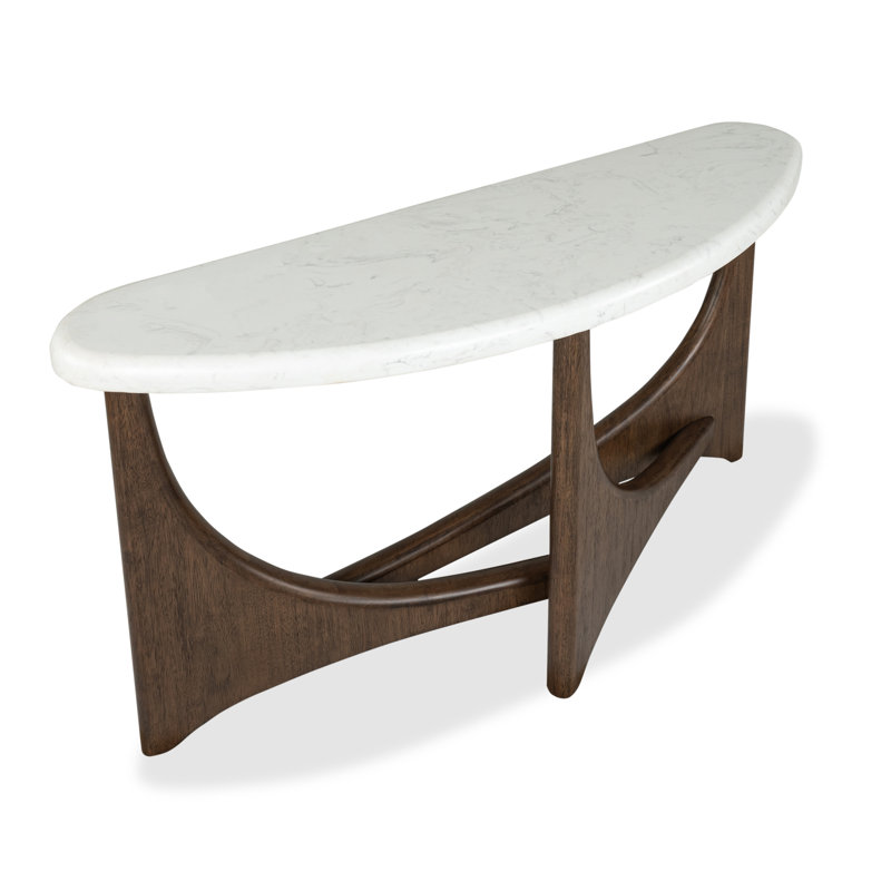 Table de canapé Demilune