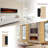 Schonbrunn Recessed Wall Mounted Electric Fireplace, Wide Screen & Ultra-Thin Frame-983887250
