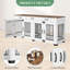 Medium Density Fiberboard (MDF) Furniture Style Crate with 4 Doors