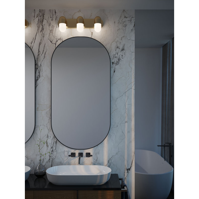 Meuble-lavabo DEL Ruhland 24 po, Laiton clair antique