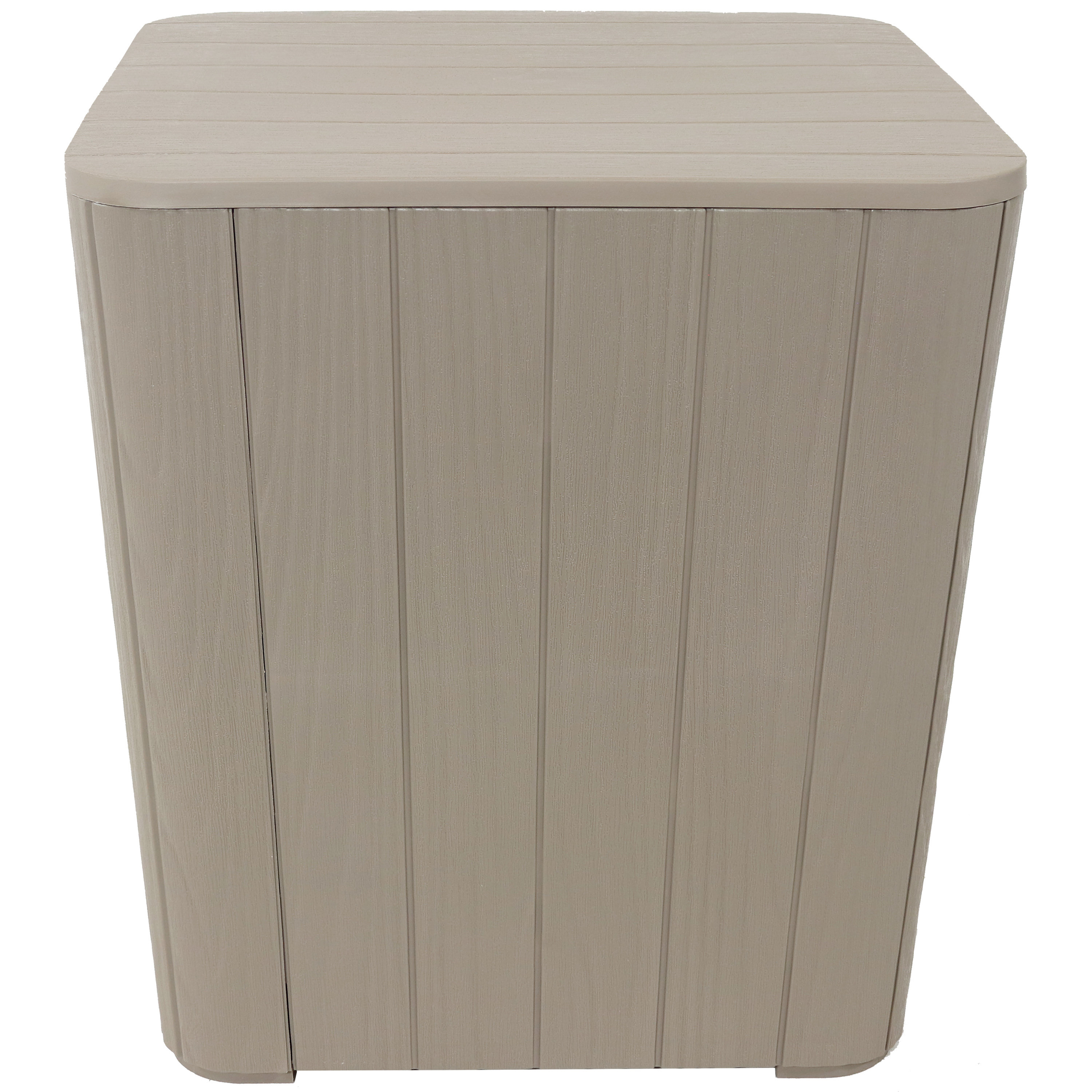 Sunnydaze Small Deck Box with Storage and Lockable Lid - 32 Gal.