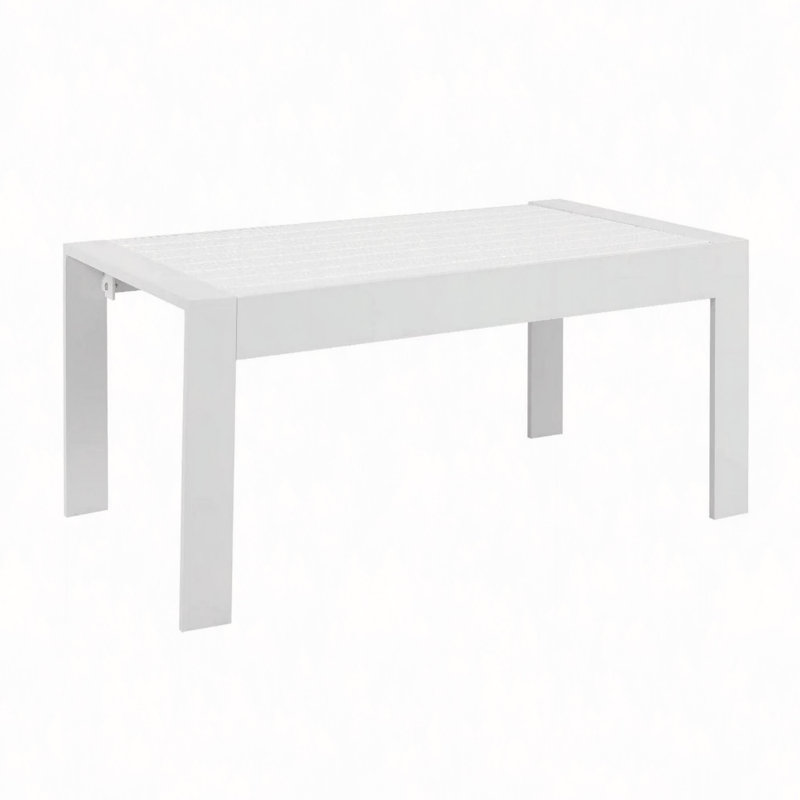 Table basse d'extérieur 43 po, Blanc