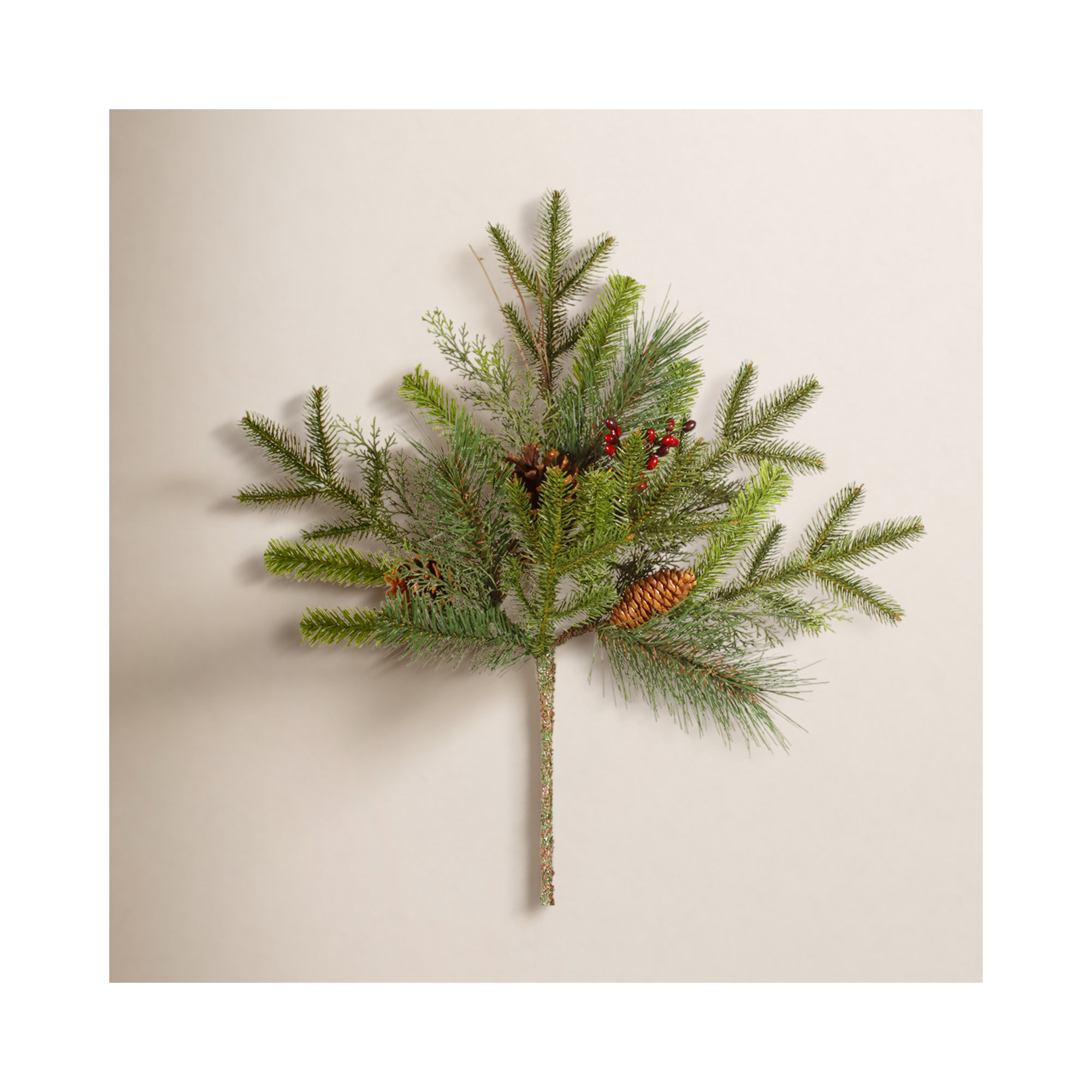 24'' Faux Pine Branch