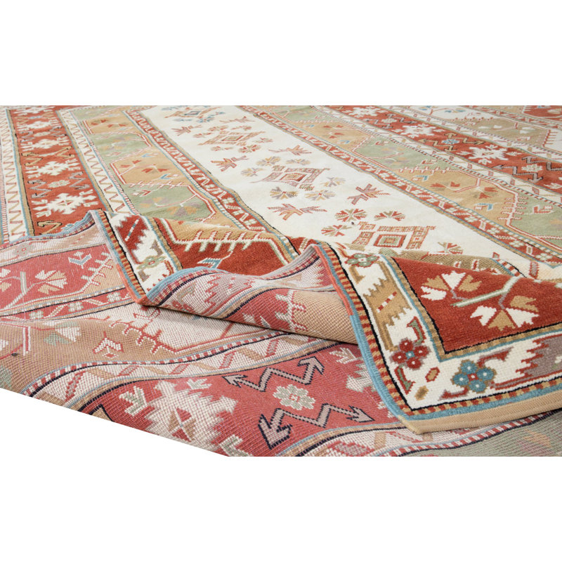 Tapis turc unique fait à la main, tapis noué à la main, 100% laine