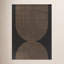 Tapis noir / brun à tissage plat Sophia-1243876031
