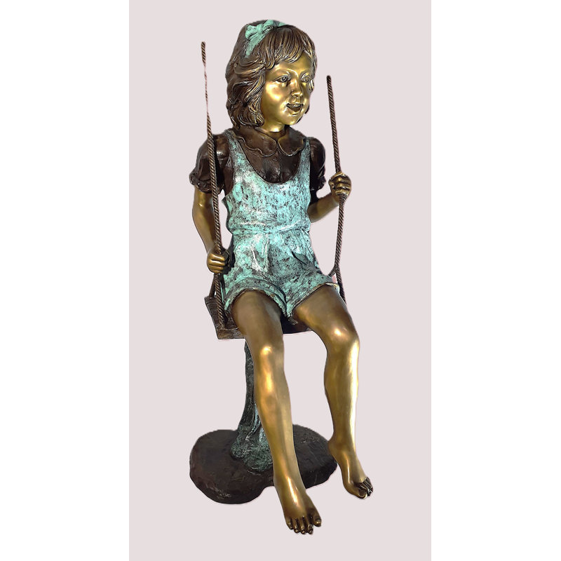 Girl on swing