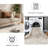 Washable Oriental Area Rug - 9x12 Rugs for Living Room Soft Carpet for Bedroom Waterproof Floral Distressed Indoor Stain Resistant Non-Shedding Floor Carpets (Beige Brown, 9x12)
