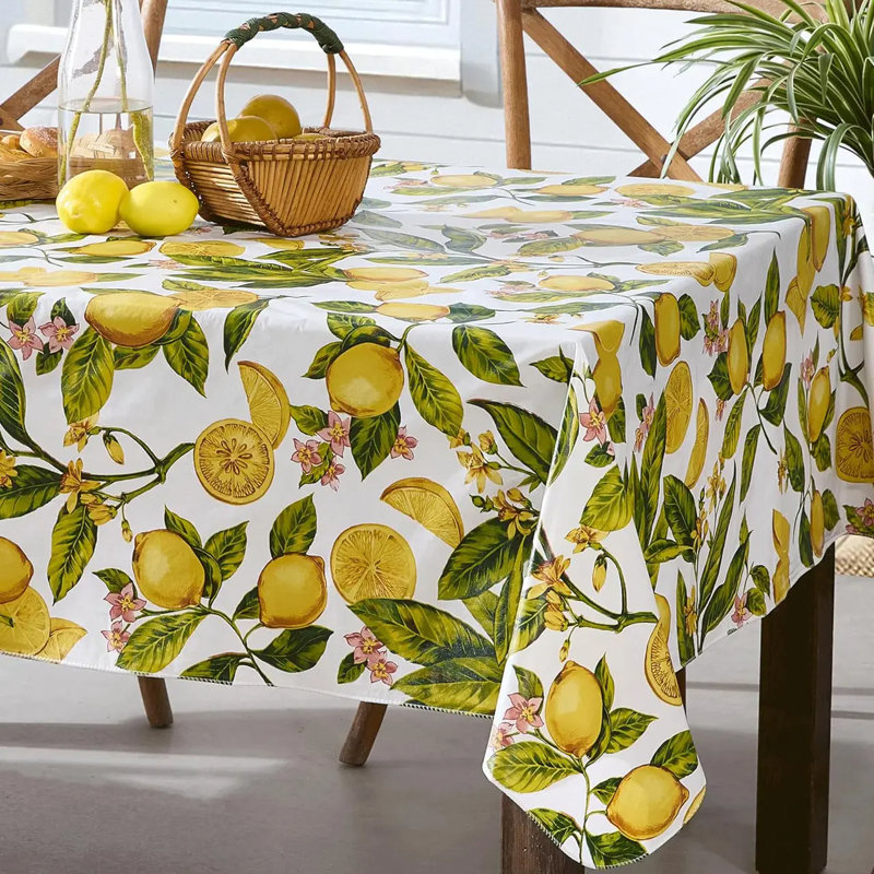 Nappe en flanelle de vinyle Zesty Lemons