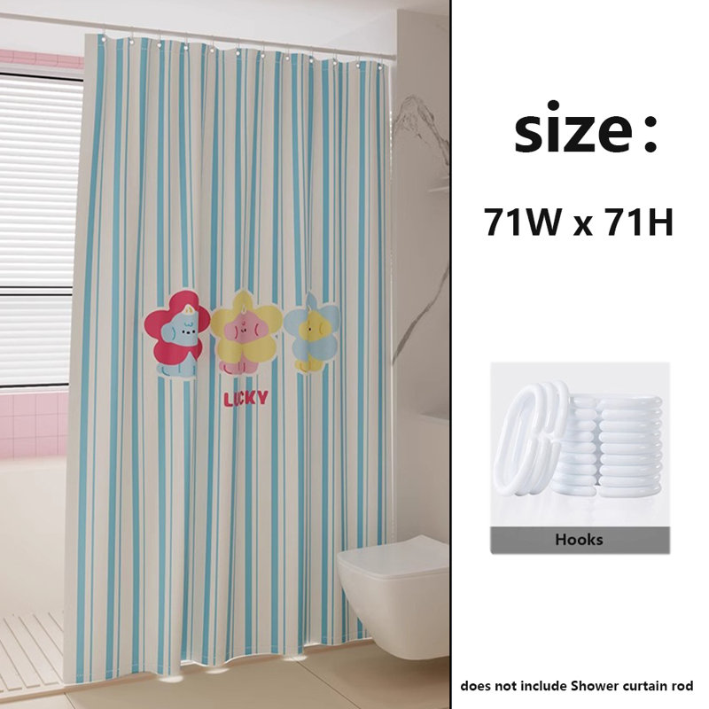 Rideau de douche en polyester
