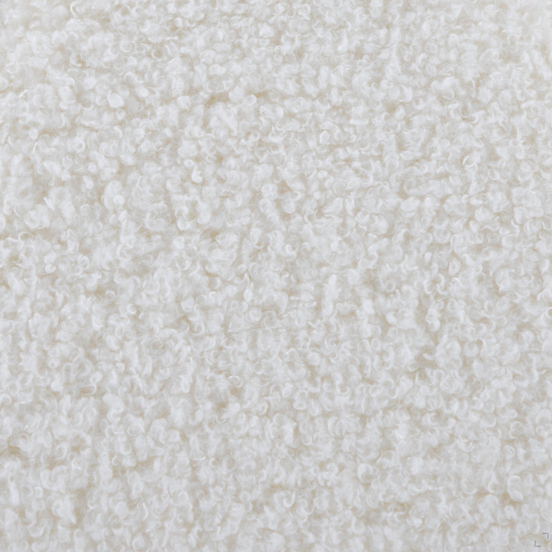 Repose-pieds en tissu blanc