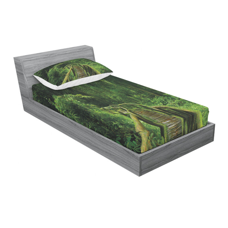 Microfiber Sheet Set, Twin Sheet Set with Pillowcase