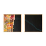 Delta Wave 1 & 2. Set Of 2 Painting by Jacques Pilon