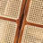 Simple Retro Solid Wood Rattan Wardrobe