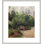 «A Corner of the Garden at the Hermitage Pontoise» par Camille Pissarro, impression giclée encadrée