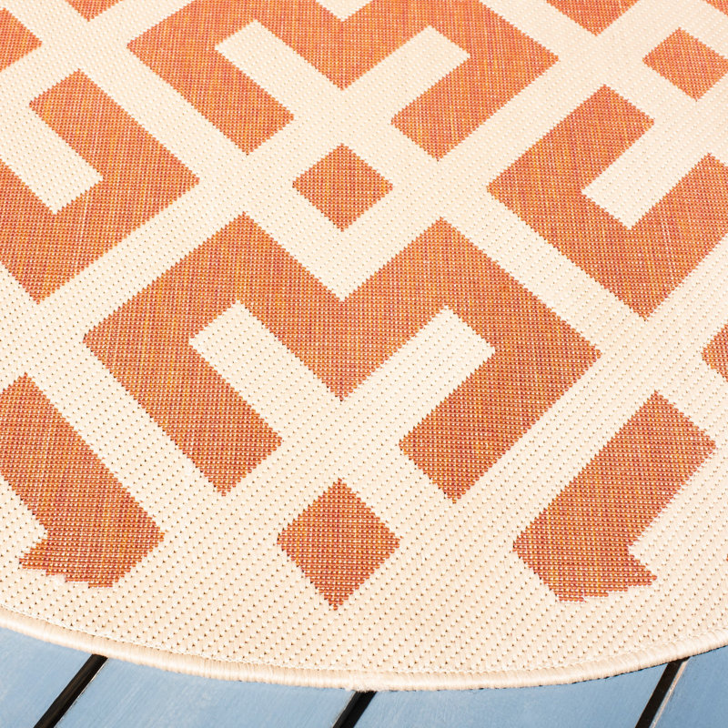 Tapis intérieur / extérieur Arneshia, Rond 6 pi 7 po